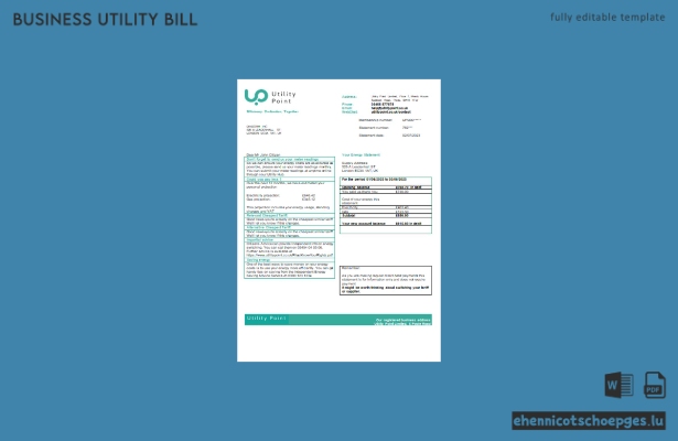 Beispielrechnung für Versorgungsunternehmen von Utility Point (Vorschau)